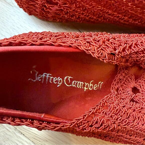 Jeffrey Campbell Figure Eight Crochet Flats - Picture 8 of 9